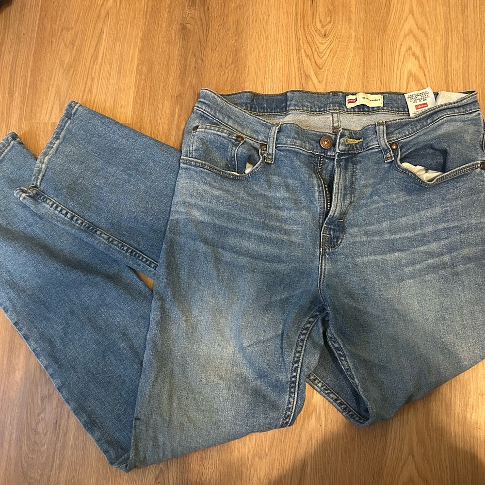 Wrangler Light Blue Straight Leg Jeans